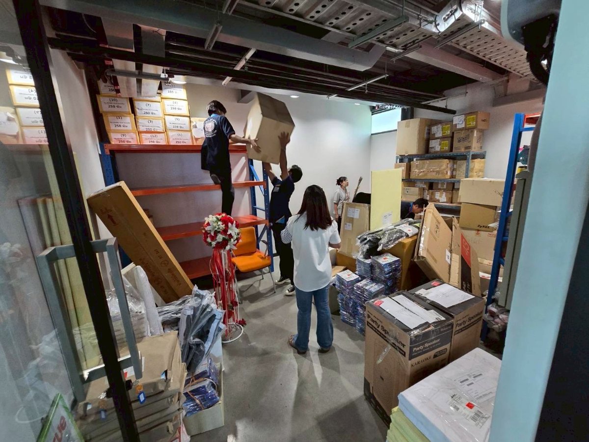 ผลงานขนย้ายคลังสินค้า 2