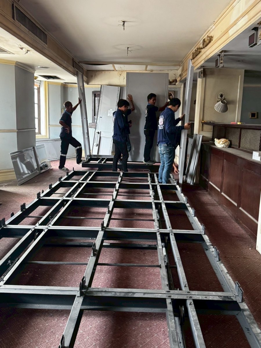 ผลงานรื้อถอน ขนย้าย ติดตั้งตู้ราวเลื่อน 7