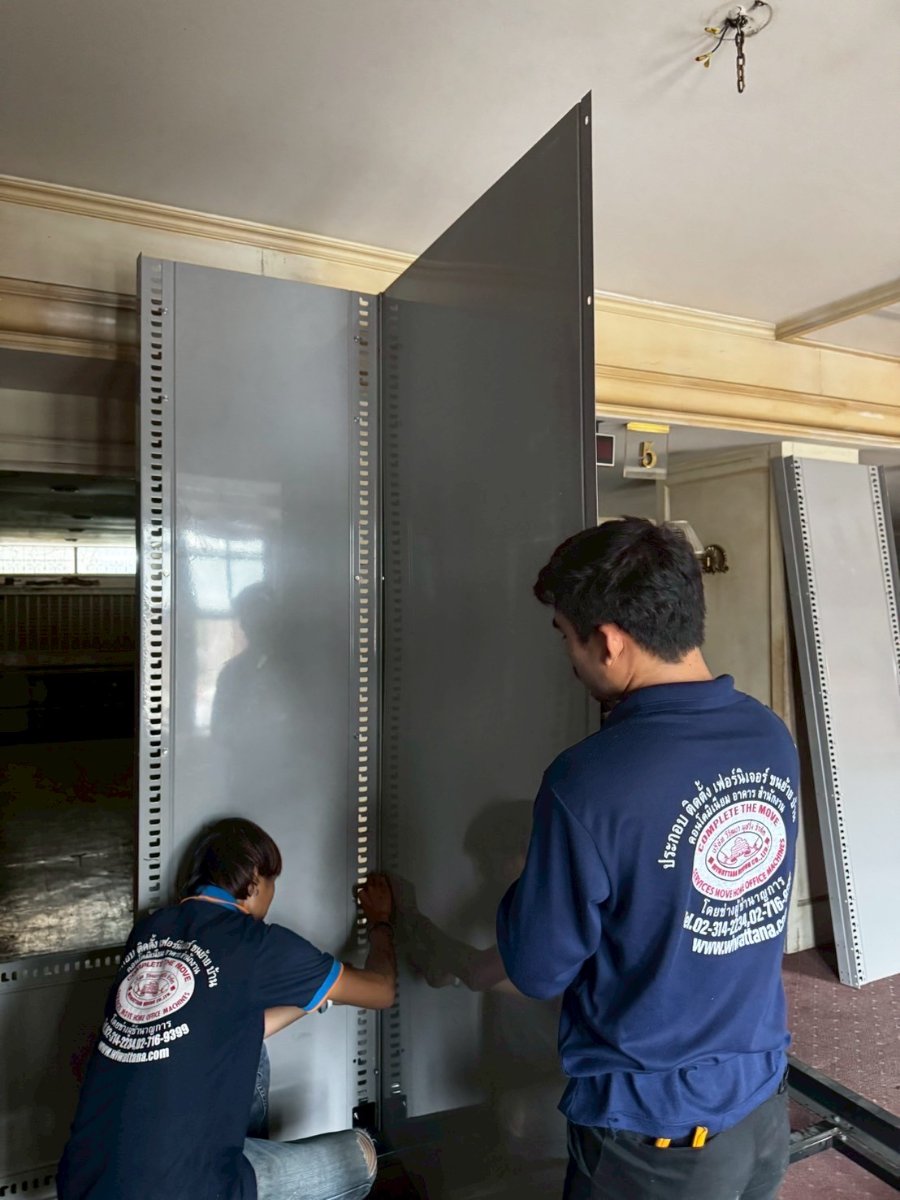 ผลงานรื้อถอน ขนย้าย ติดตั้งตู้ราวเลื่อน 4