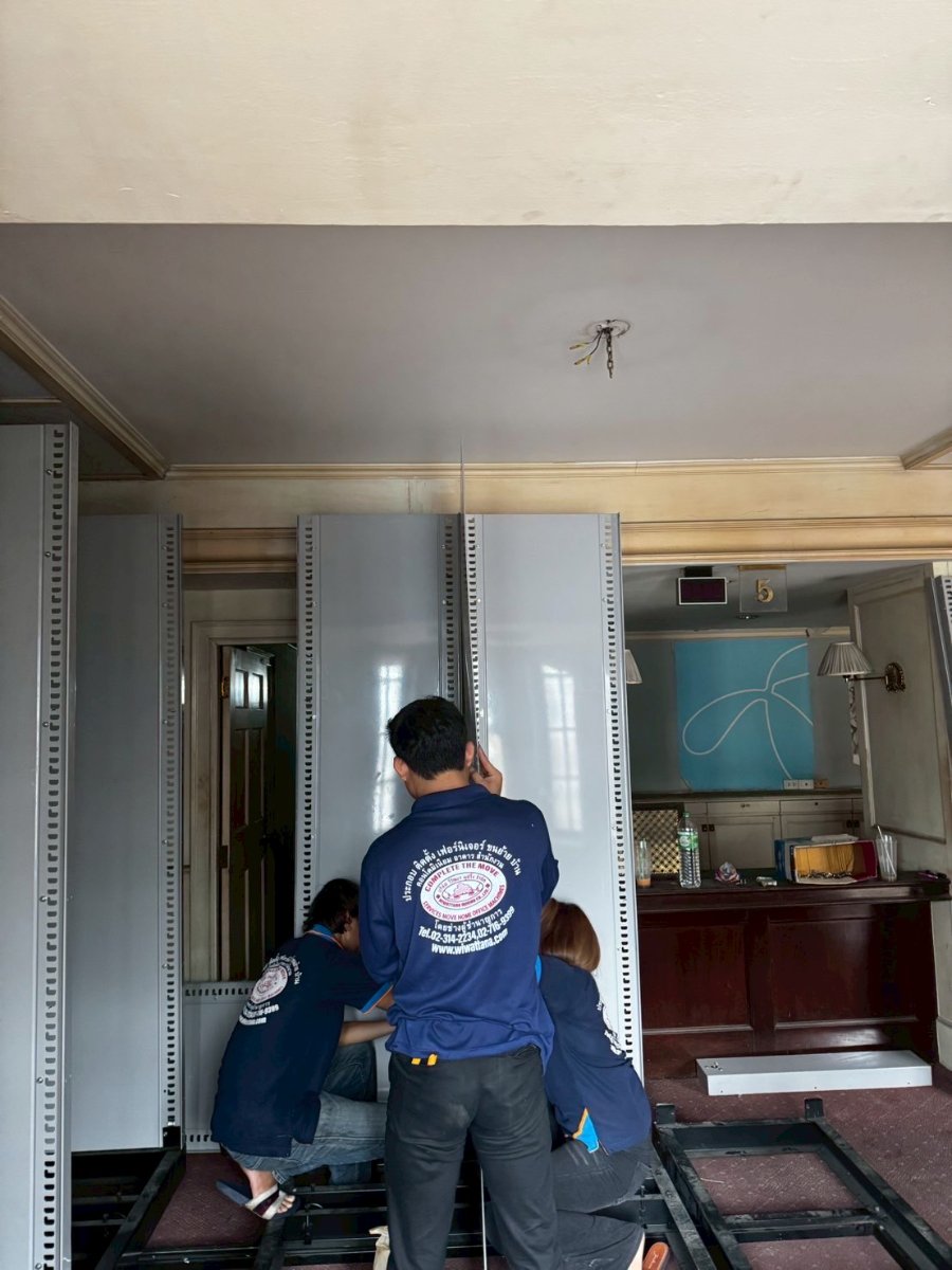 ผลงานรื้อถอน ขนย้าย ติดตั้งตู้ราวเลื่อน 5