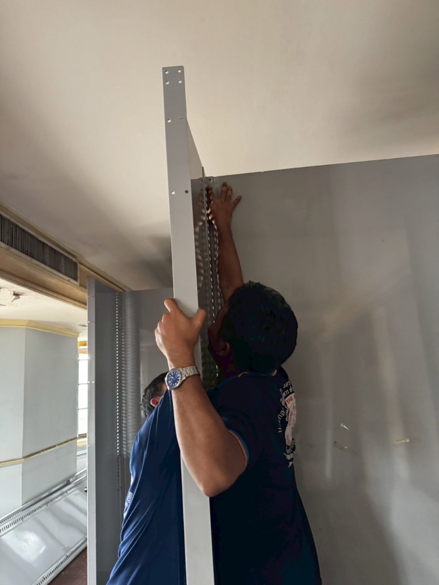 ผลงานรื้อถอน ขนย้าย ติดตั้งตู้ราวเลื่อน 7