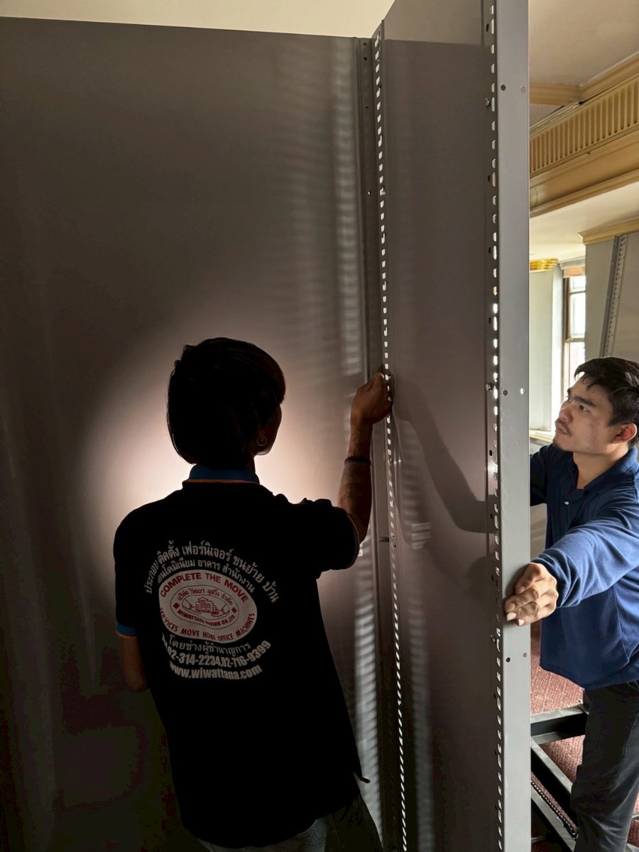 ผลงานรื้อถอน ขนย้าย ติดตั้งตู้ราวเลื่อน 9